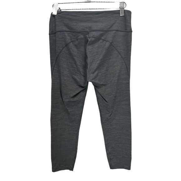 Outdoor Voices TechSweat Flex Leggings Womens M Black Cropped Activewear Stretch - Picture 3 of 11